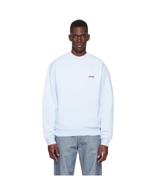 Jacquemus White 'The Gros Grain' Sweatshirt for men