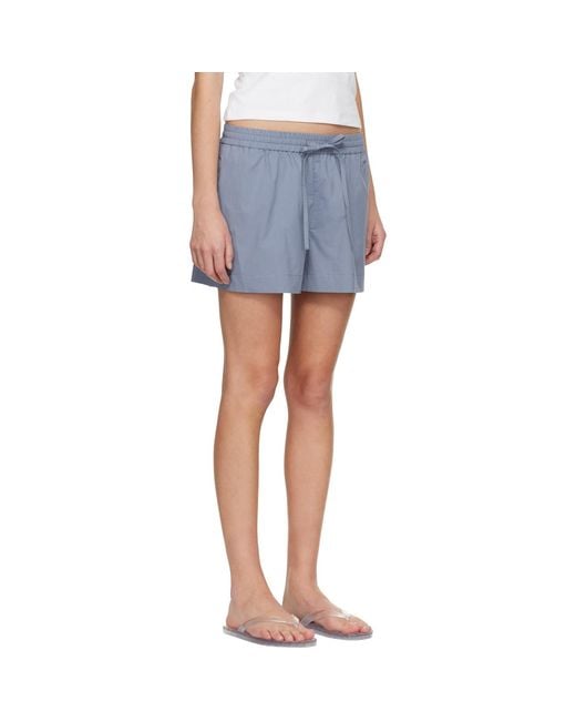 Matteau Blue Relaxed Shorts