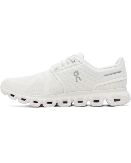 On Shoes White Cloud 6 Sneakers for men