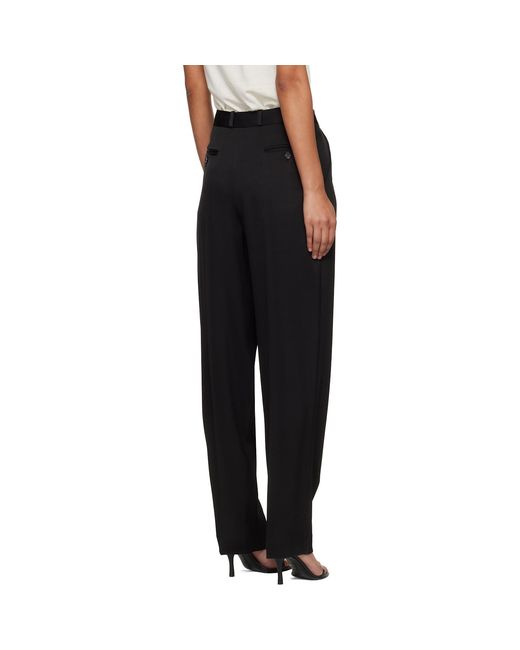 Loulou de Saison Black Alio Pleated Trousers