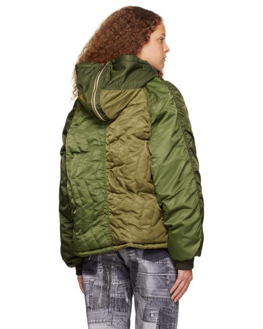 ANDERSSON BELL Green N2b Bomber Jacket