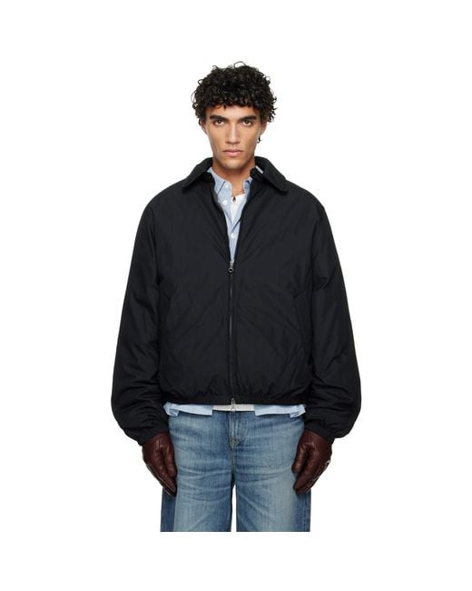 Our Legacy Black Avenue Puffa Down Jacket for men