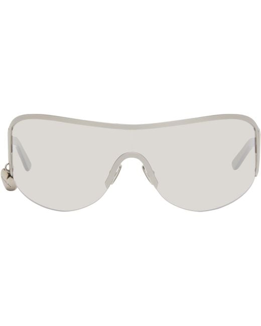 Acne Black Metal Frame Sunglasses