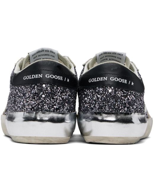En goose baskets super-star grises Golden Goose Deluxe Brand en coloris Black
