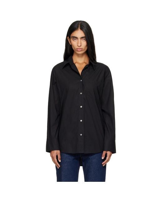 Citizens of Humanity Black Thea Boyfriend Shirt