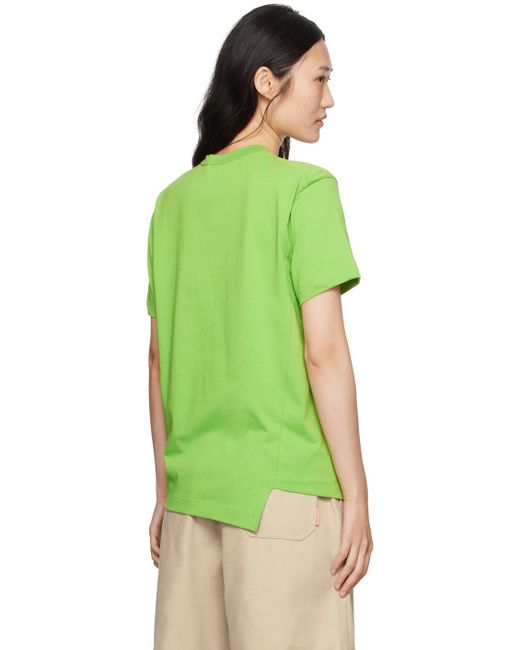 Comme des Garçons Comme Des Garçons Shirt Green Lacoste Edition T-shirt
