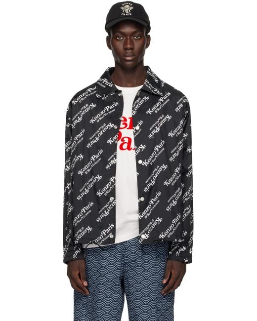 KENZO Black Paris Verdy Edition Jacket for men