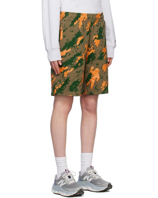 Short Kaki À Motif Camouflage BBCICECREAM en coloris Yellow