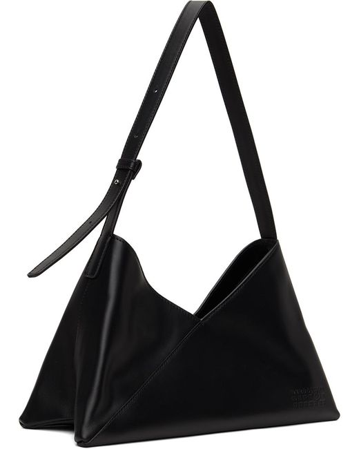 MM6 by Maison Martin Margiela Black Triangle 6 Shoulder Bag for men