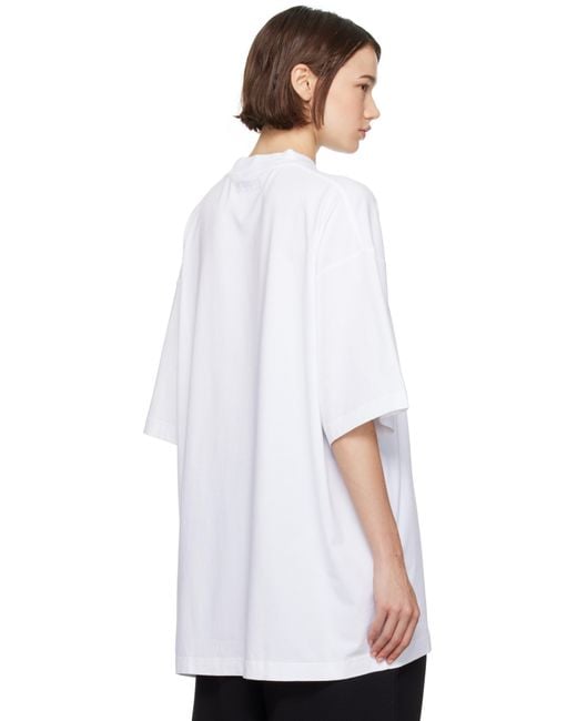 [VETEMENTS]「We Buy Things」オーバーサイズTシャツ Vetements 'We Buy Things' Oversized T-Shirt in White | Lyst