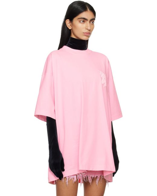 T-shirt rose à images de licorne Vetements en coloris Pink