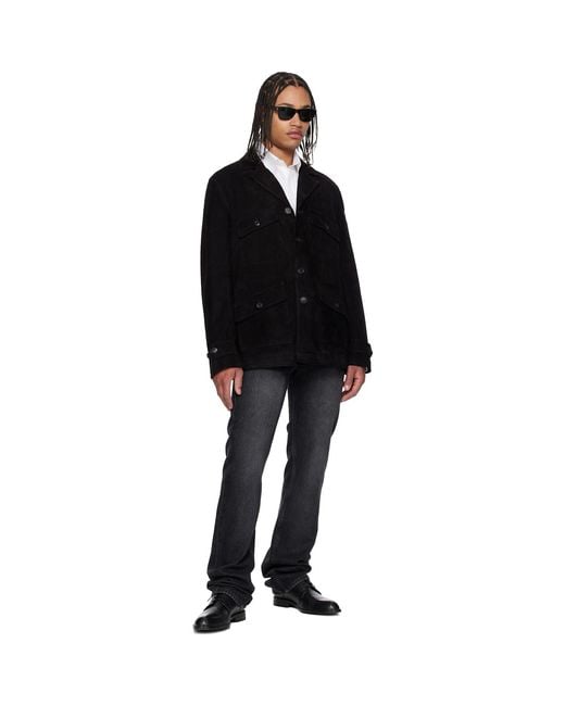 Paul Smith Black Field Suede Jacket for men