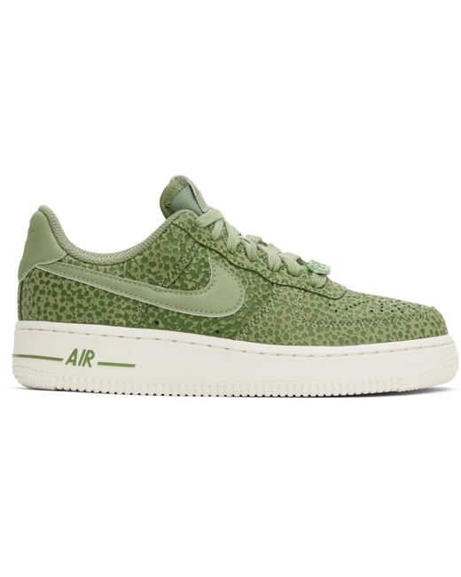 Nike Green Air Force 1 '07 Premium Sneakers