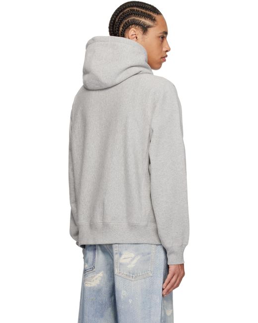 Noah NYC Gray Core Classic Hoodie for men