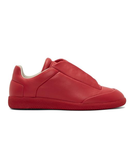 Maison Margiela Red Future Low Sneakers for men