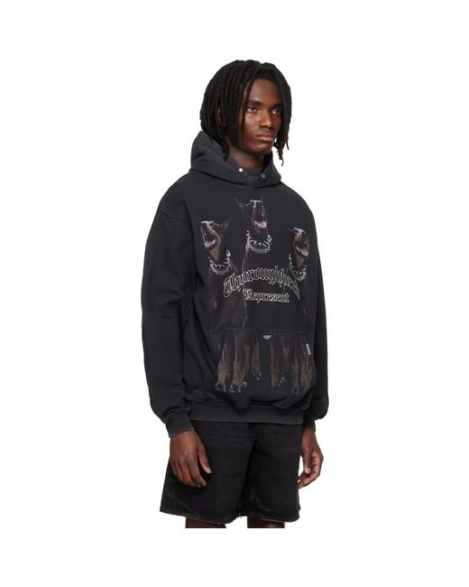 Represent Black 'Thoroughbred' Hoodie for men