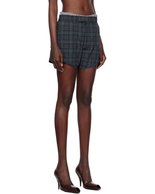 Martine Rose Black Tailored Gym Shorts