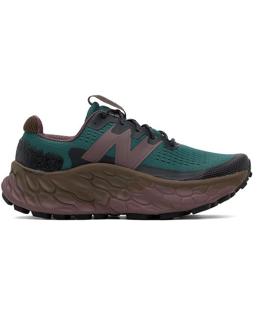 New Balance Black Blue & Brown Cayl Edition Fresh Foam X More Trail V3 Sneakers for men
