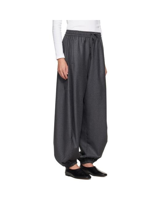 Rohe Gray Balloon Track Pants