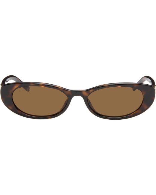 Gucci Brown G String Cat Eye Sunglasses