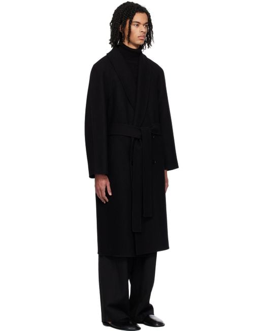The Row Black Ferro Coat for men