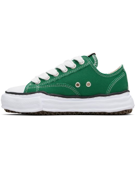 Maison Mihara Yasuhiro Green Peterson Og Sole Canvas Low-Top Sneakers