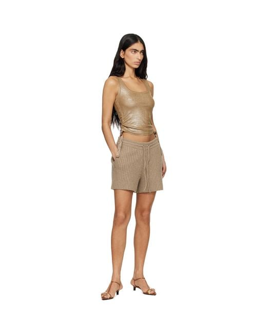 Burberry Orange Festival Viscose Tank Top