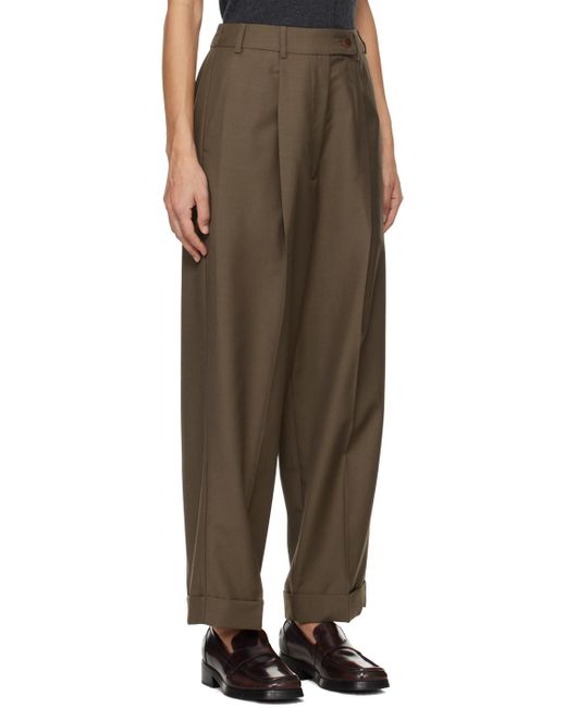 Cordera Black Tailoring Carrot Trousers