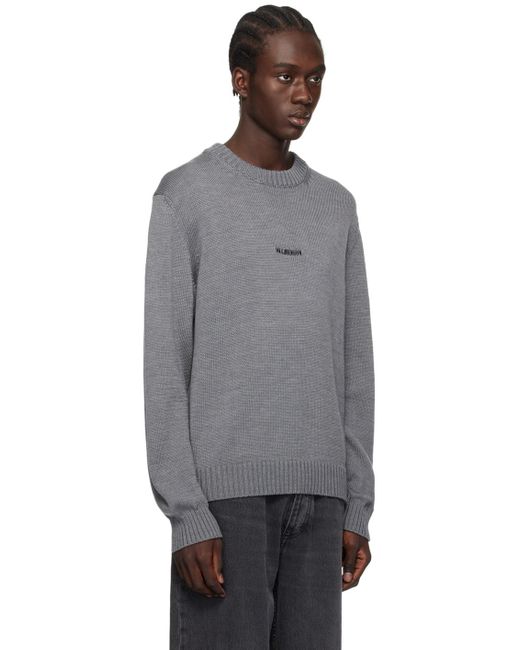 Han Kjobenhavn Black Embroide Sweater for men