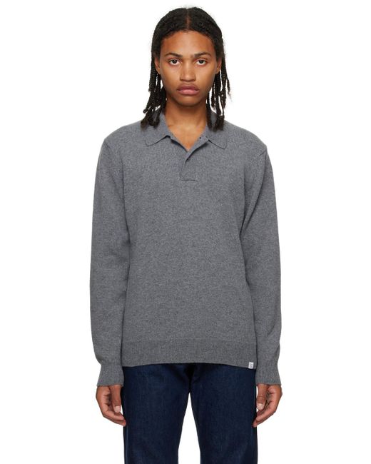 Norse Projects Black Gray Marco Polo for men