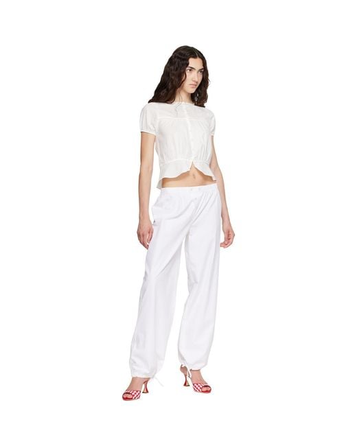 Fruity Booty White Daisy Blouse