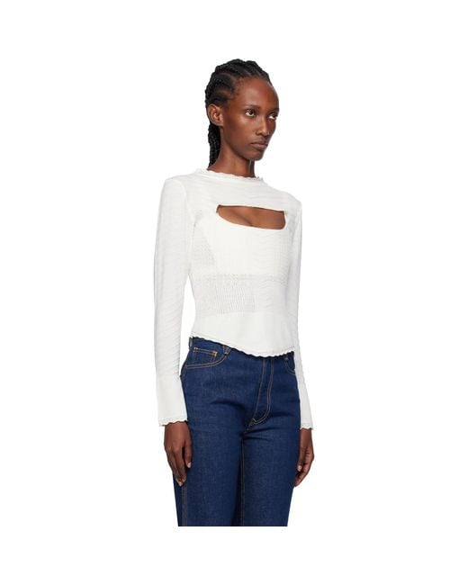 Vivienne Westwood Blue Maria Corset Top