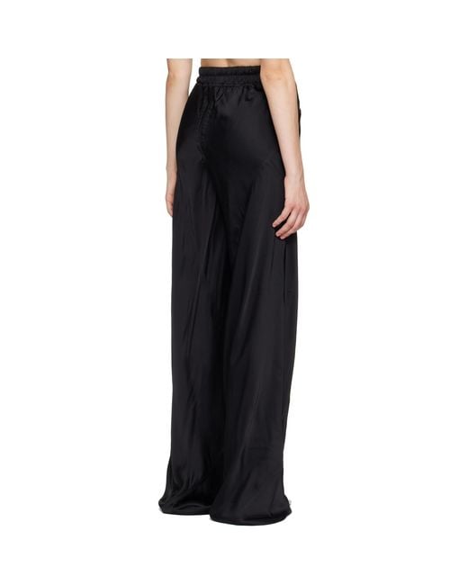 Rick Owens Blue Tower Drawstring Bias Trousers