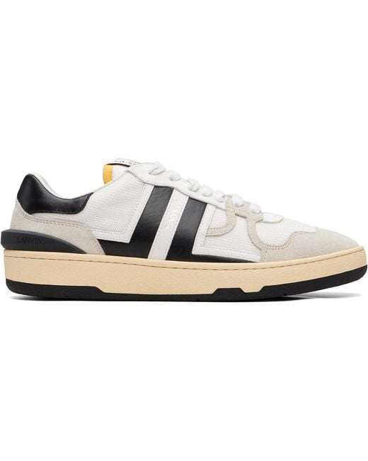 Lanvin White Clay Sneakera for men