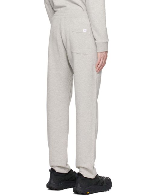 Norse Projects Natural Gray Falun Classic Lounge Pants for men
