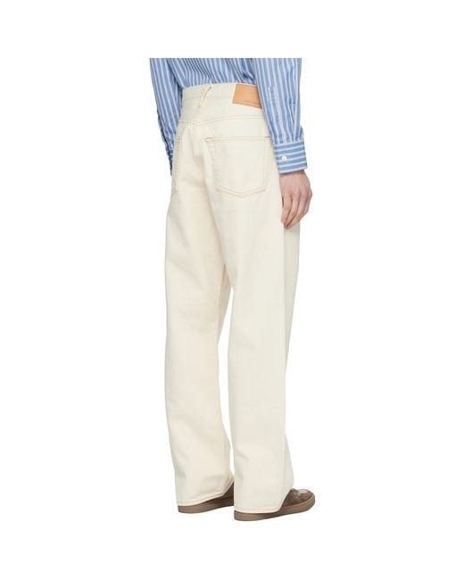 sunflower White Off- Loose Jeans for men
