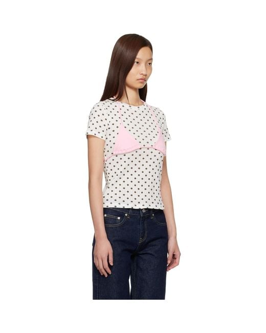 Sandy Liang Black Off- Effie T-Shirt