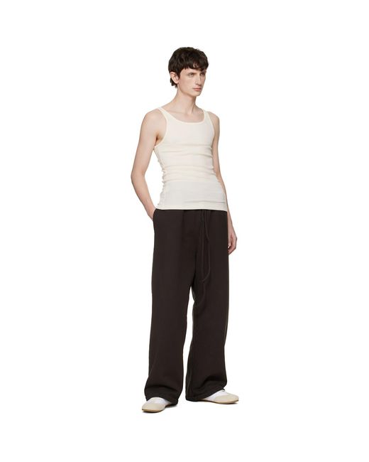 Fear Of God Black Sunfaded Wide Leg Sweatpants for men