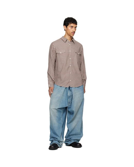 MM6 by Maison Margiela Checkered Flannel Shirt for men