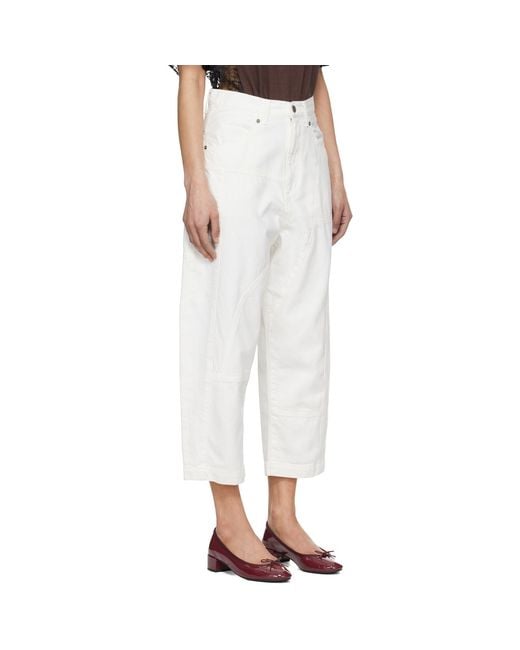 Undercover White Up1F1503- Jeans