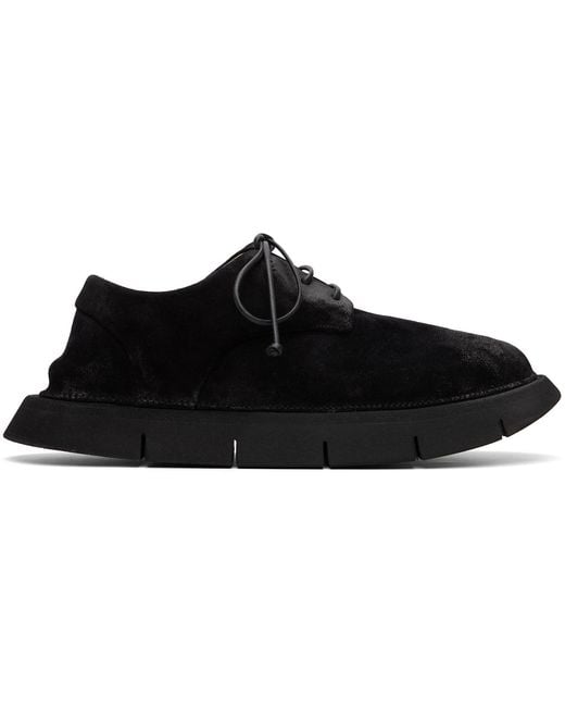 Marsèll Black Intagliata Derbys for men