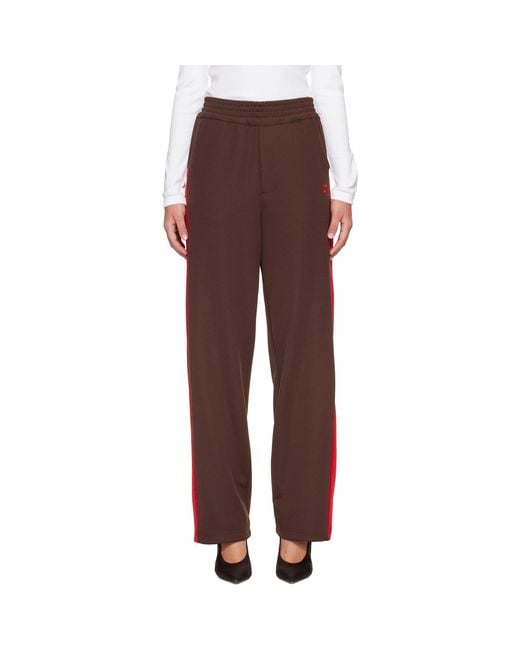 Coperni Red Oversized Track Pants