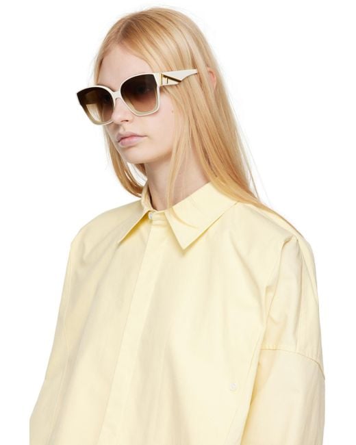 Fendi Black White ' First' Sunglasses