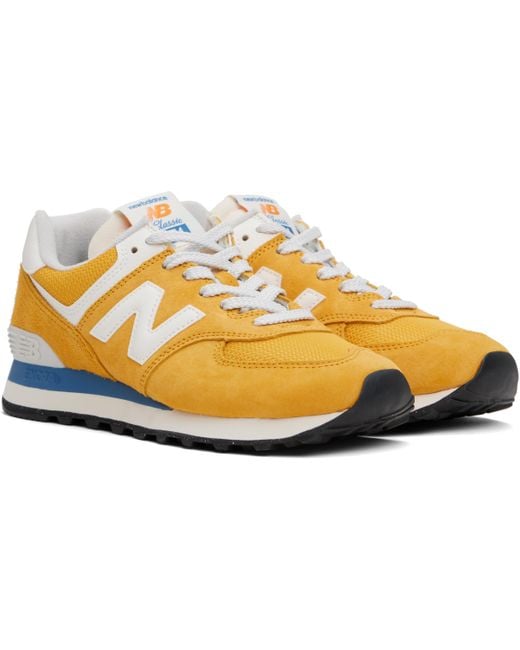 New Balance Yellow 574 Sneakers for men