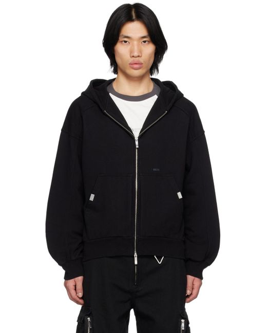 C2H4 Profile Zipper Hoodie in Black for Men Lyst Canada