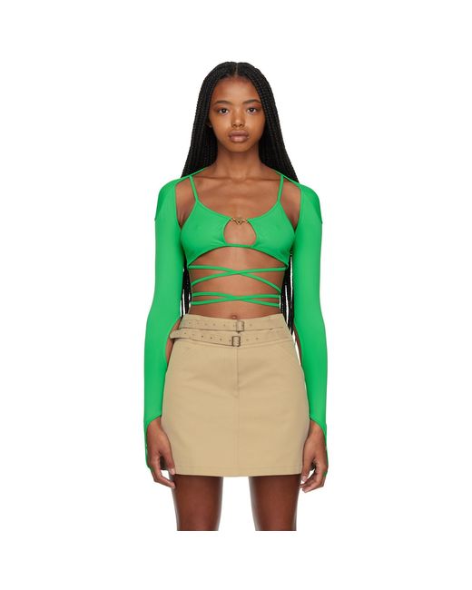 BONBOM Green Karina Long Sleeve T-Shirt