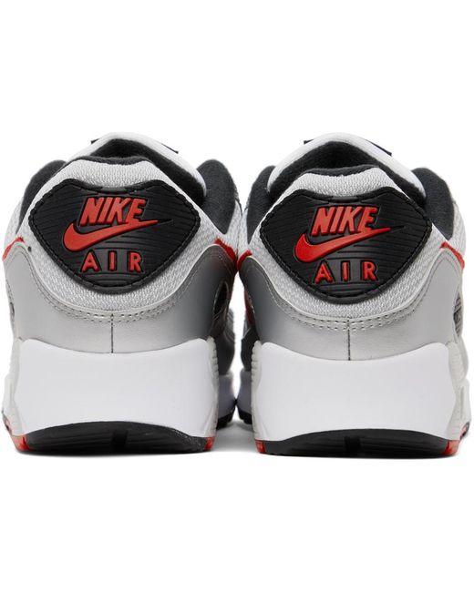 Nike Black Gray Air Max 90 Sneakers for men