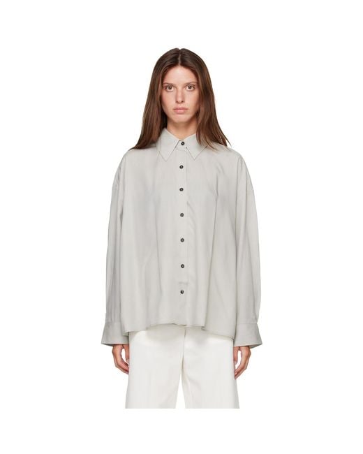 Cordera Gray Oversized Shirt