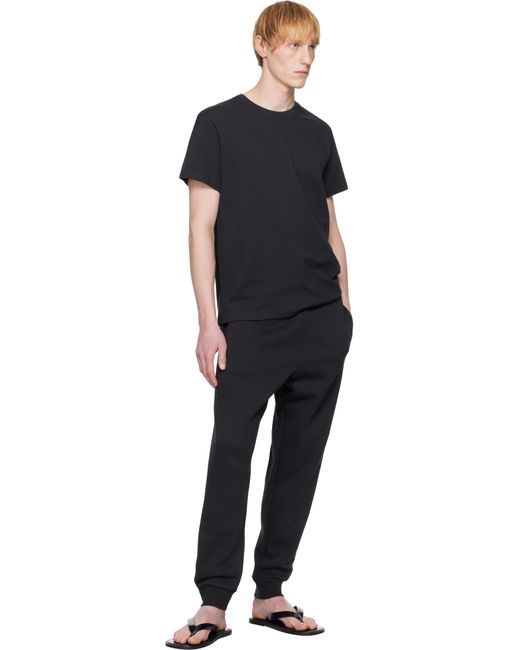 メンズ Skims ブラック Cotton クラシック Tシャツ Black
