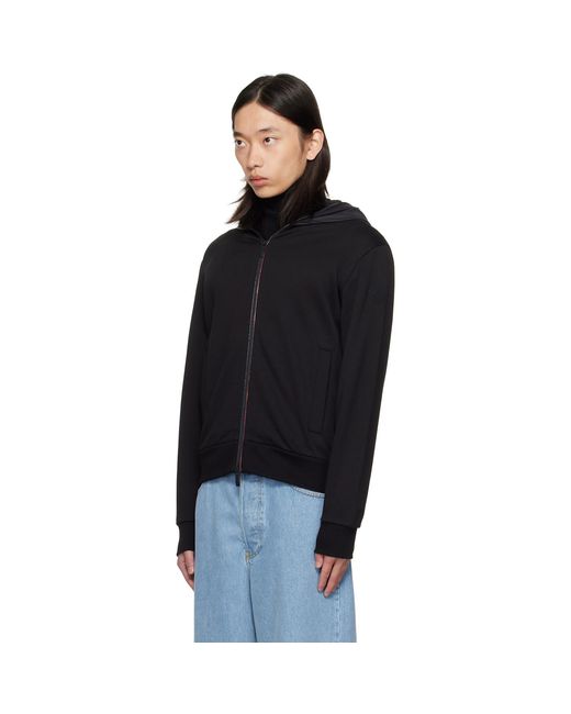 Moncler Black Zip Up Cardigan Jacket for men